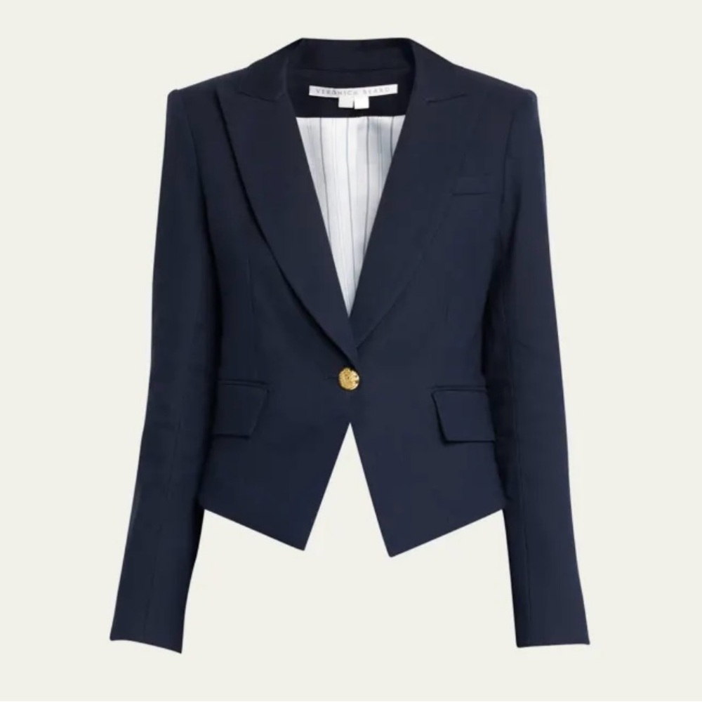 Veronica Beard Hosanna Linen Dickey Jacket